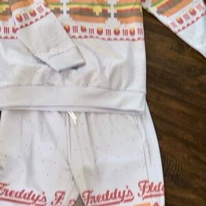 Grey Holiday Burger Sweatshirt/Sweatpant Set (unisex) - 2XL